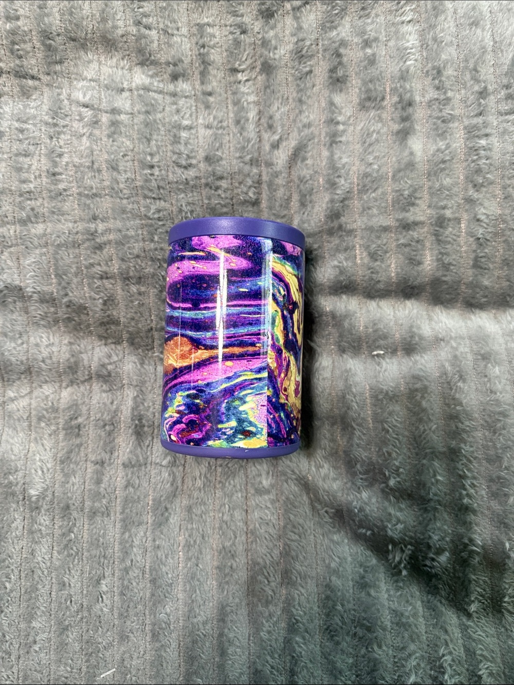 Vibrant Purple Swirl Insulated Tumbler